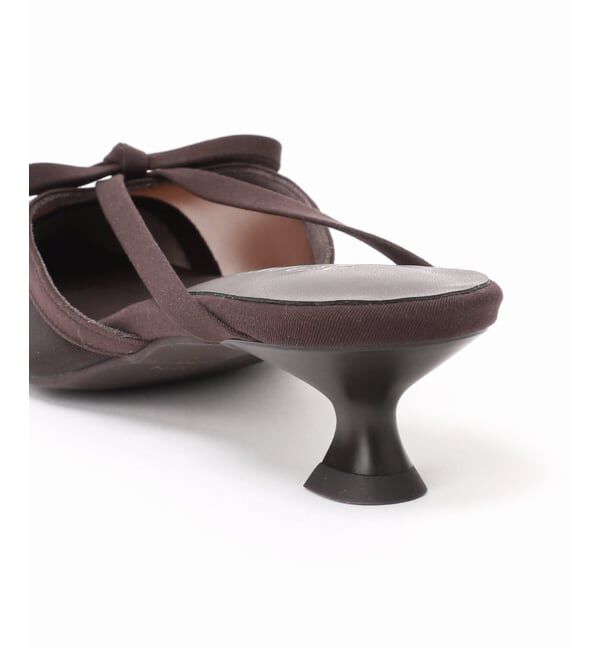  「《追加予約》3.5cmシアーリボンミュール」|パンプス|