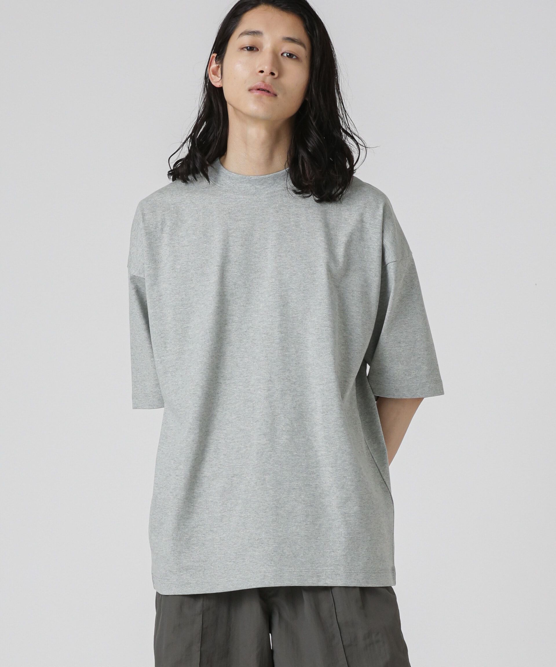 nano･universe「Anti Soaked 汗染み防止 クルービッグTシャツ」|Tシャツ・カットソー|