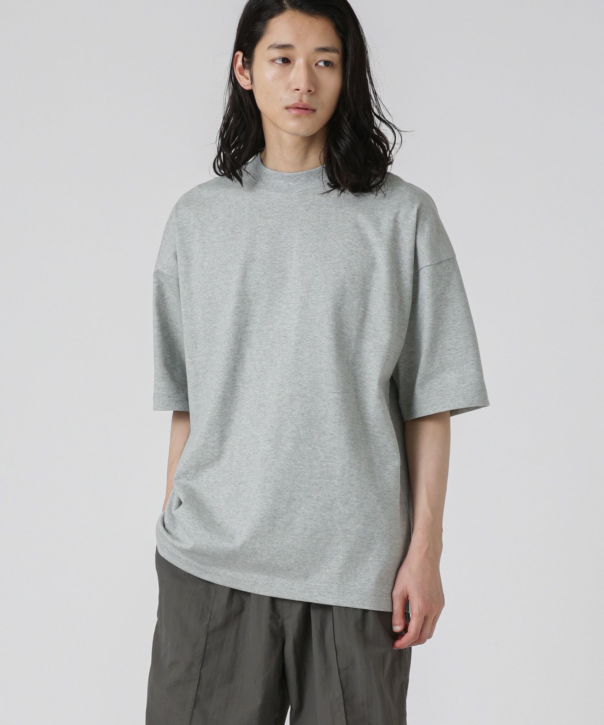 nano･universe「Anti Soaked 汗染み防止 クルービッグTシャツ」|Tシャツ・カットソー|