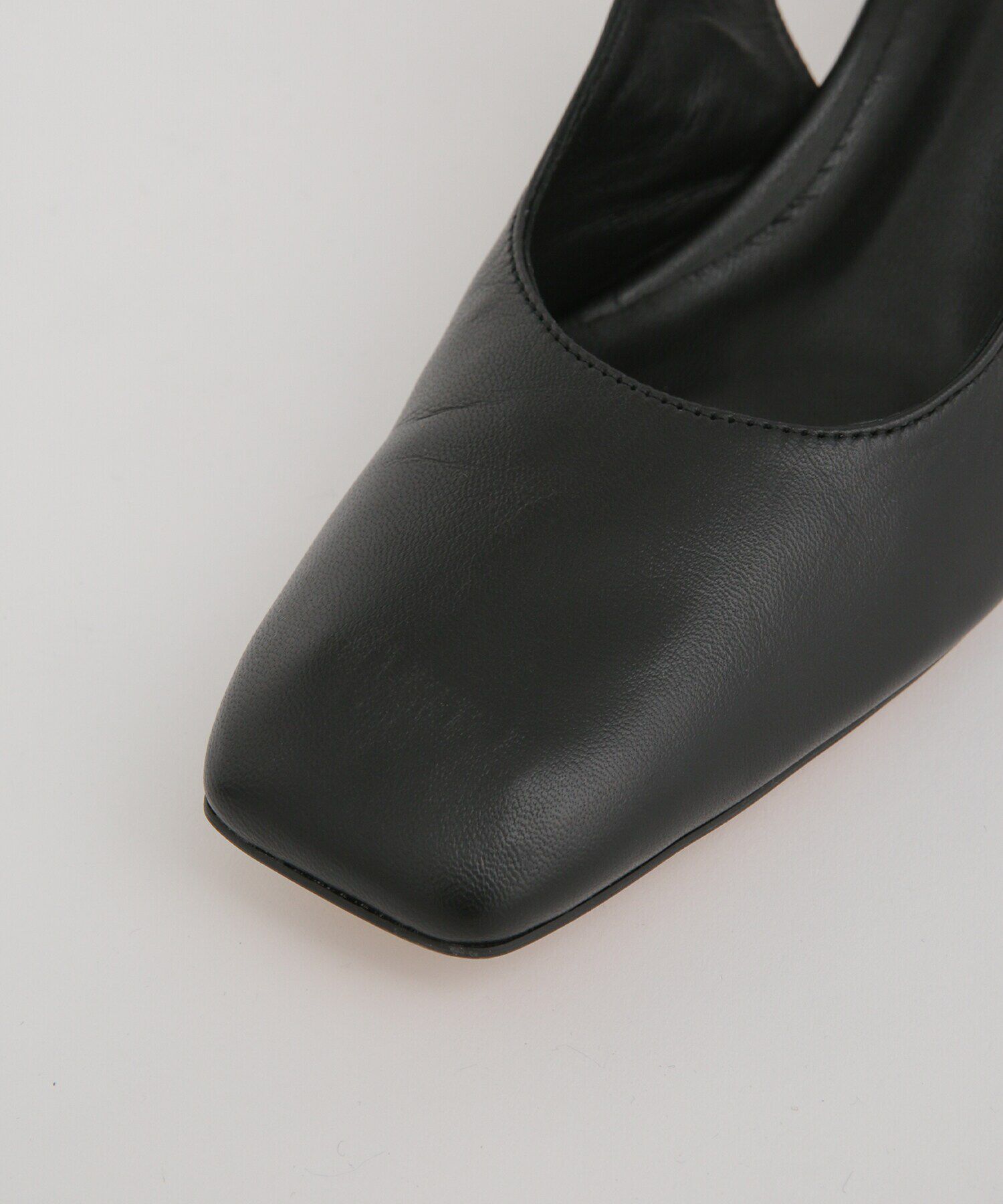 nano･universe「REMME/スクエアトゥバックストラップパンプス」|ビジネス・ドレスシューズ|