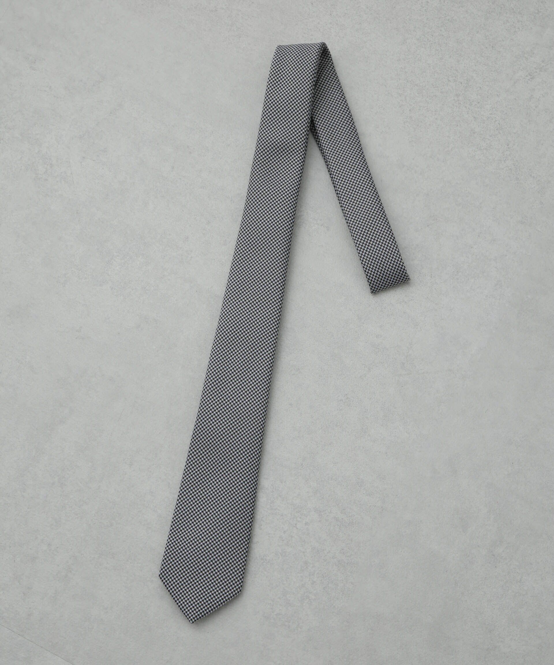 nano･universe「京都ウォッシャブルハウンドトゥースネクタイ」|ネクタイ・蝶ネクタイ|