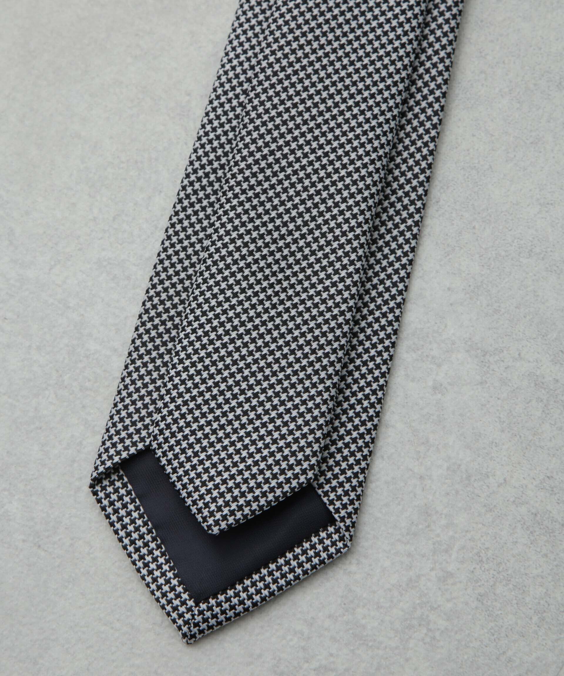 nano･universe「京都ウォッシャブルハウンドトゥースネクタイ」|ネクタイ・蝶ネクタイ|