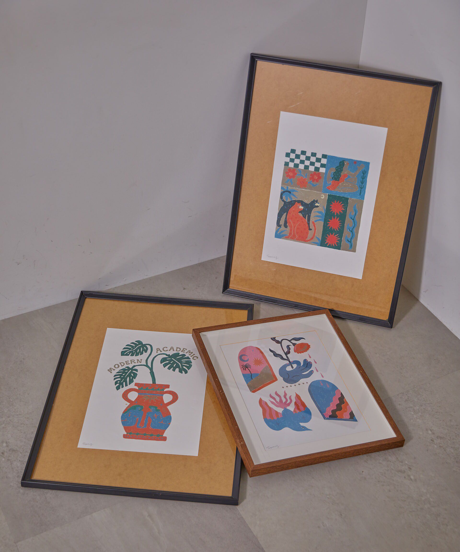 nano･universe「｢Toyameg｣modern academic ポスター(アーティスト本人の直筆サイン入り)」|その他|パターン1