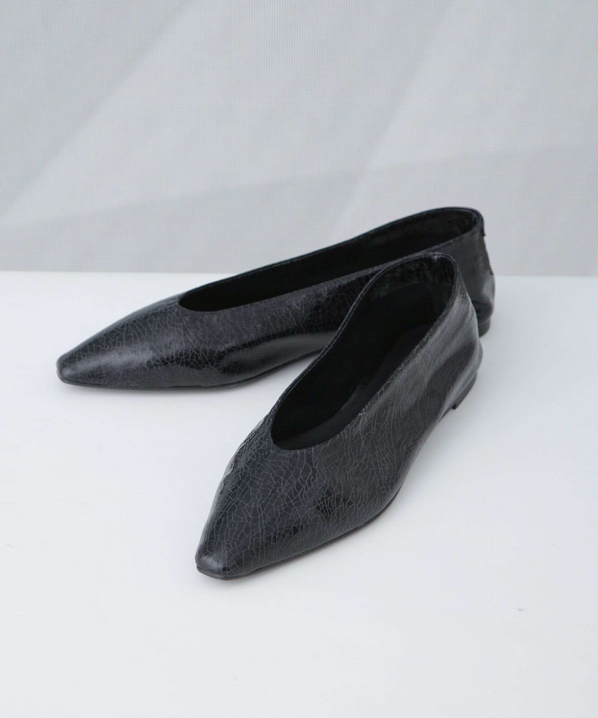 nano･universe「Azur/ポインテッドフラットパンプス」|ビジネス・ドレスシューズ|