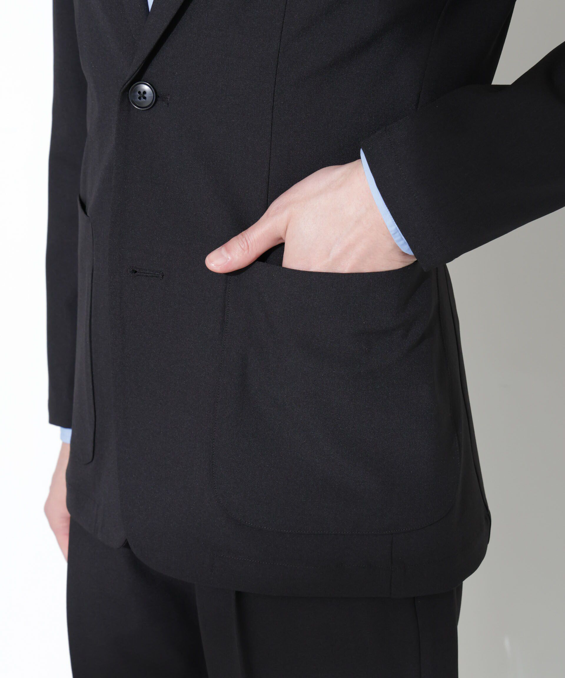 nano･universe「ドライストレッチ セットアップ」|スーツ|