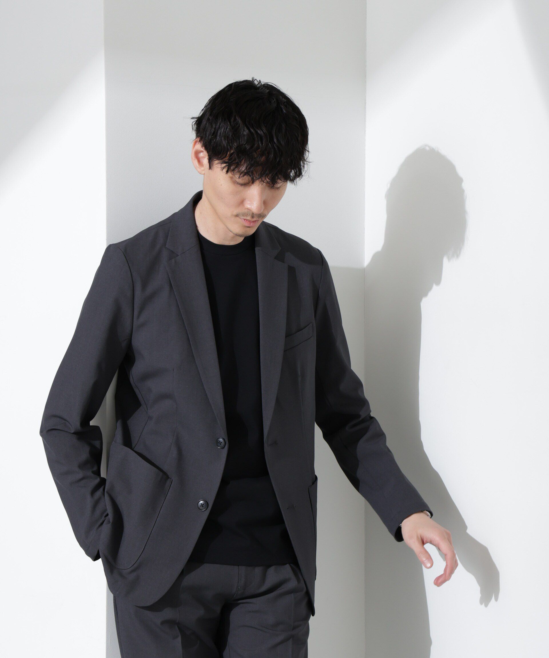 nano･universe「ドライストレッチ セットアップ」|スーツ|