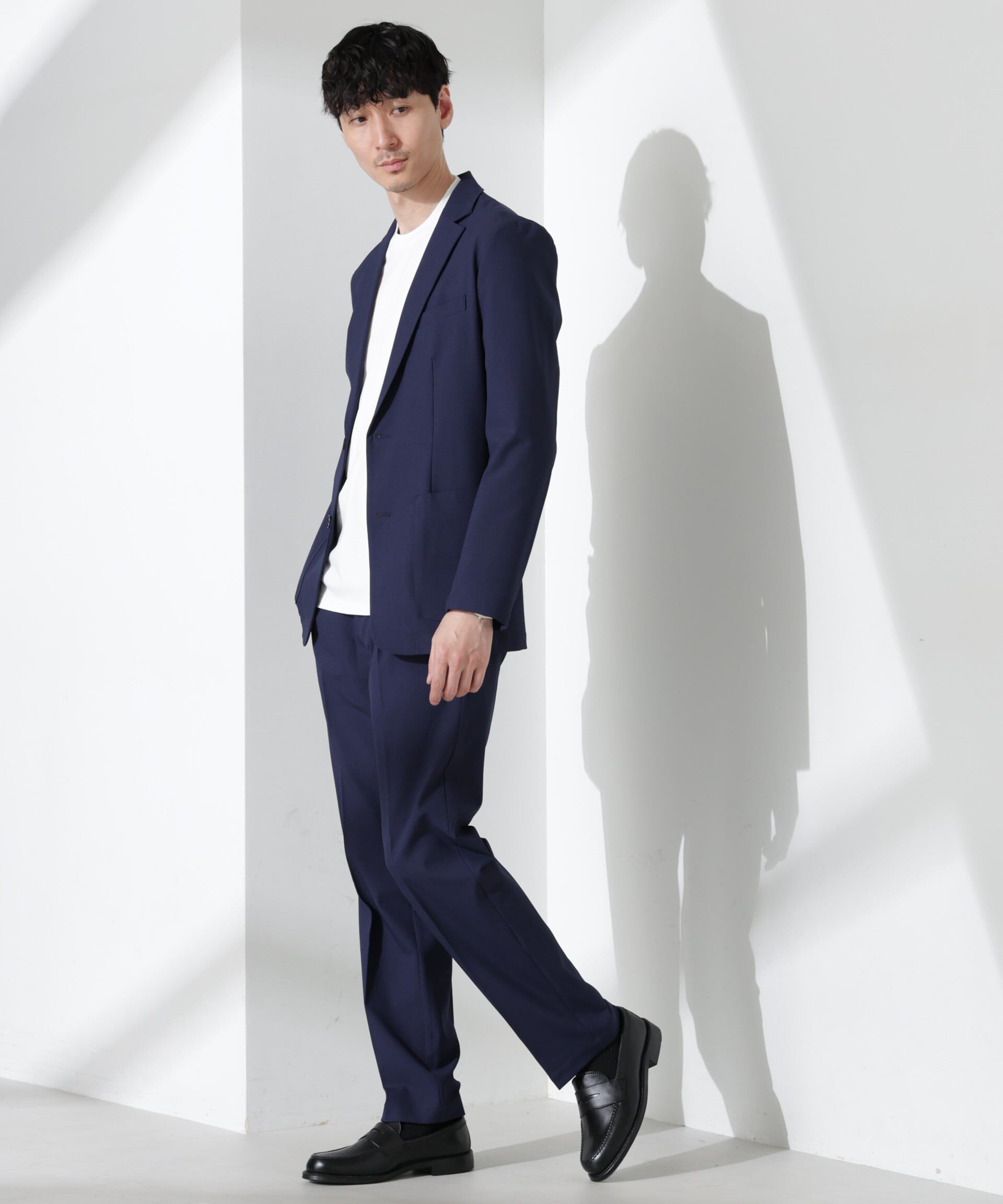 nano･universe「ドライストレッチ セットアップ」|スーツ|