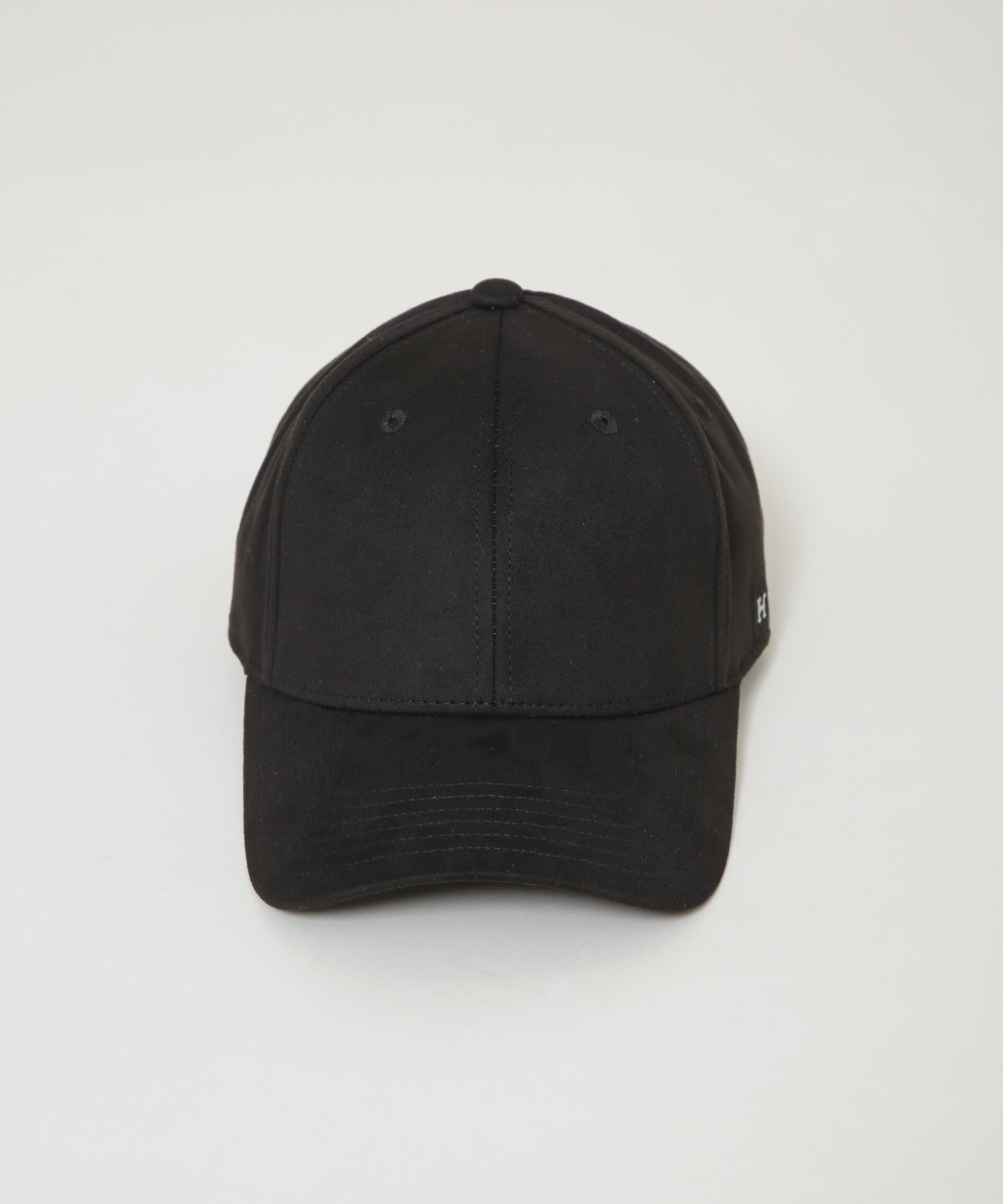 nano･universe「Healthknit/別注 フェイクスエードペナント刺繍キャップ」|キャップ・キャスケット|