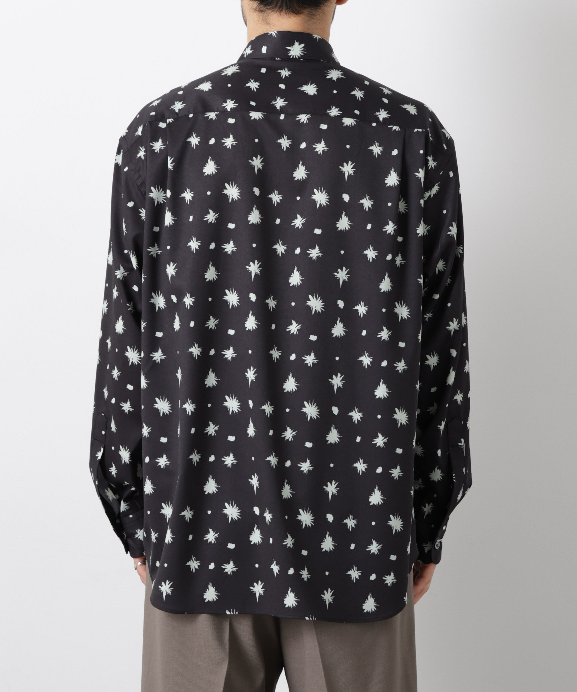 nano･universe「「EDITRIAL PRINT」アートフラワーシャツ」|シャツ・ブラウス|
