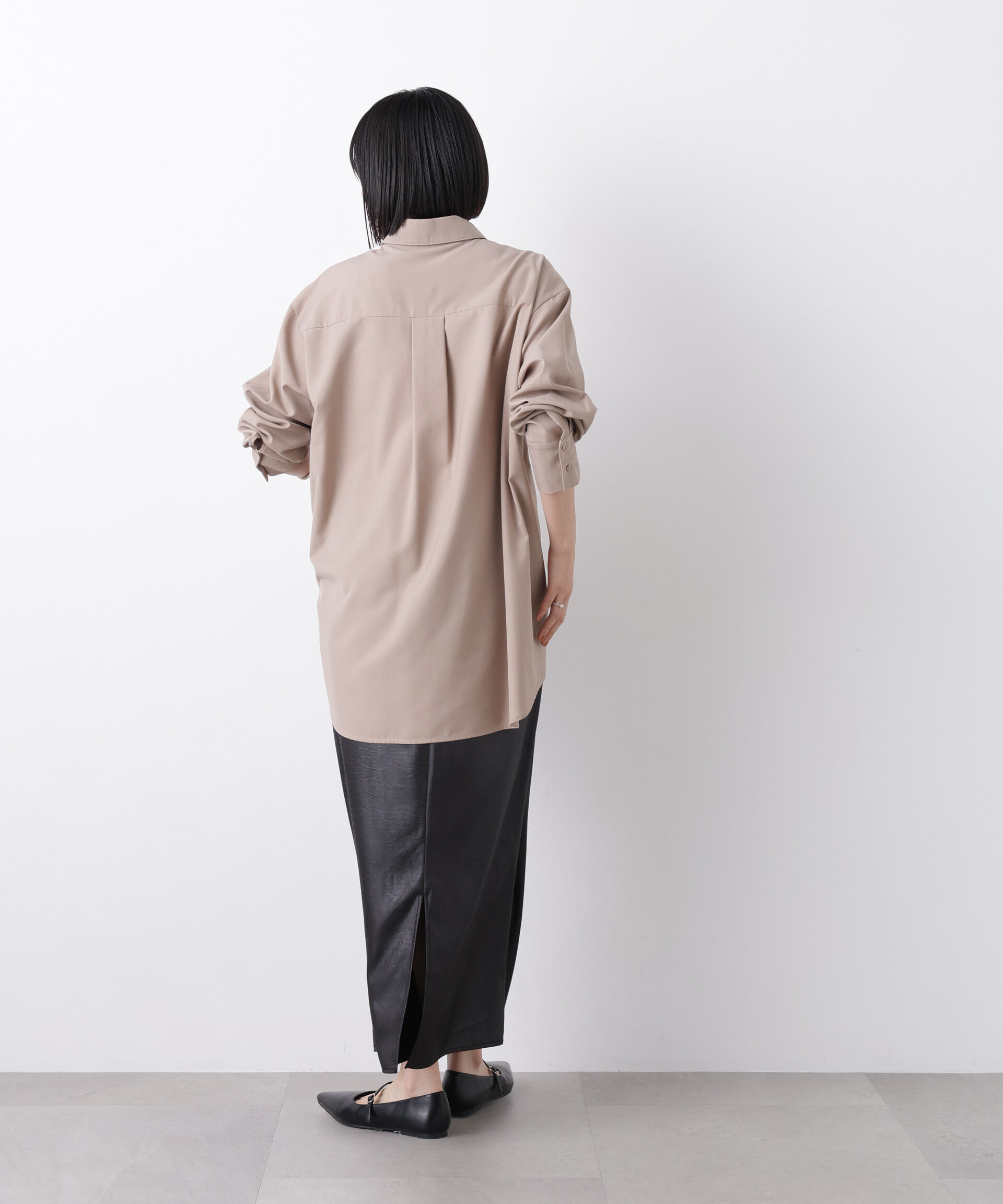 nano･universe「マシンウォッシャブルイージーケア　オーバーシャツ」|シャツ・ブラウス|