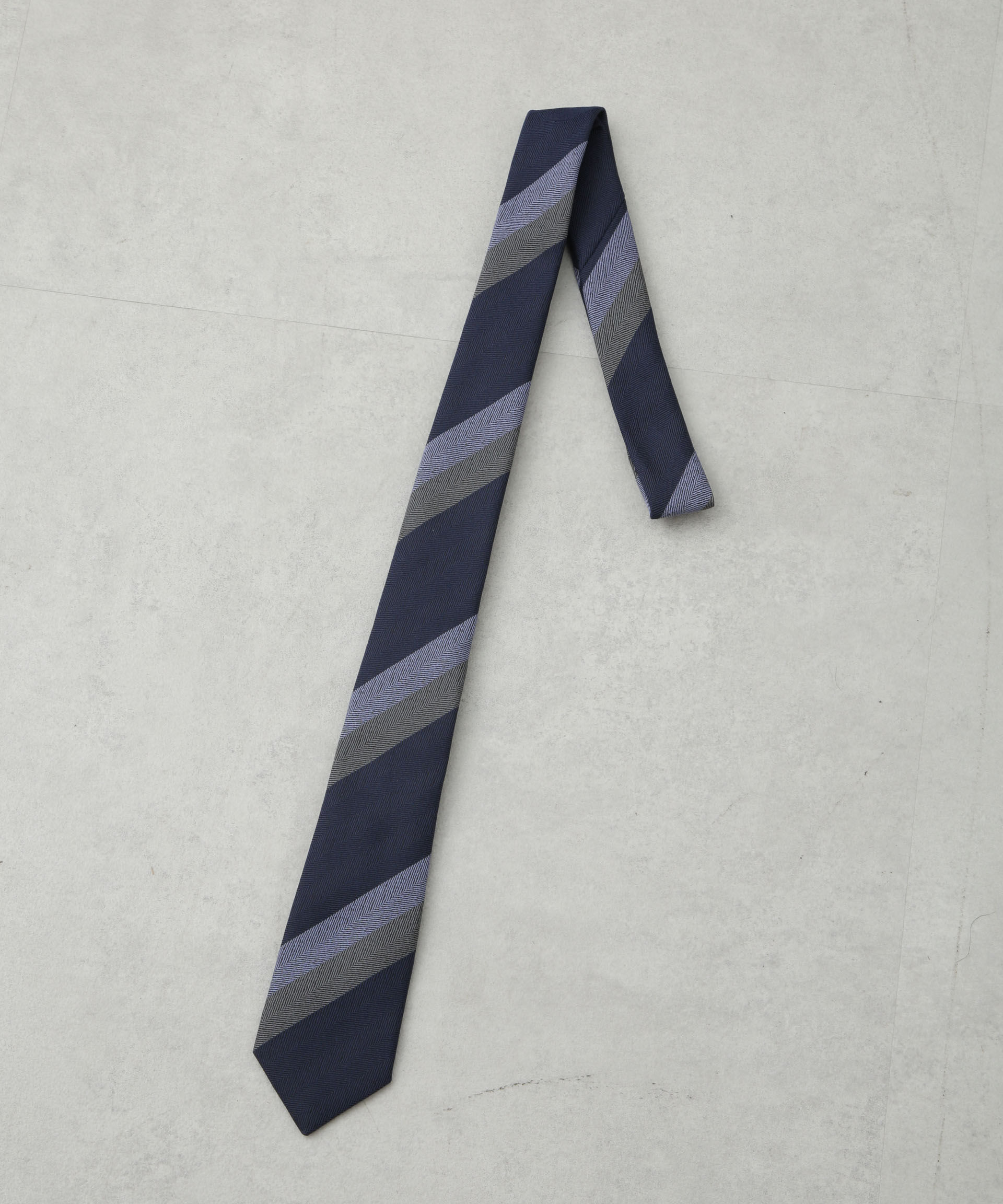 nano･universe「京都西陣ウォッシャブルストライプネクタイ」|ネクタイ・蝶ネクタイ|