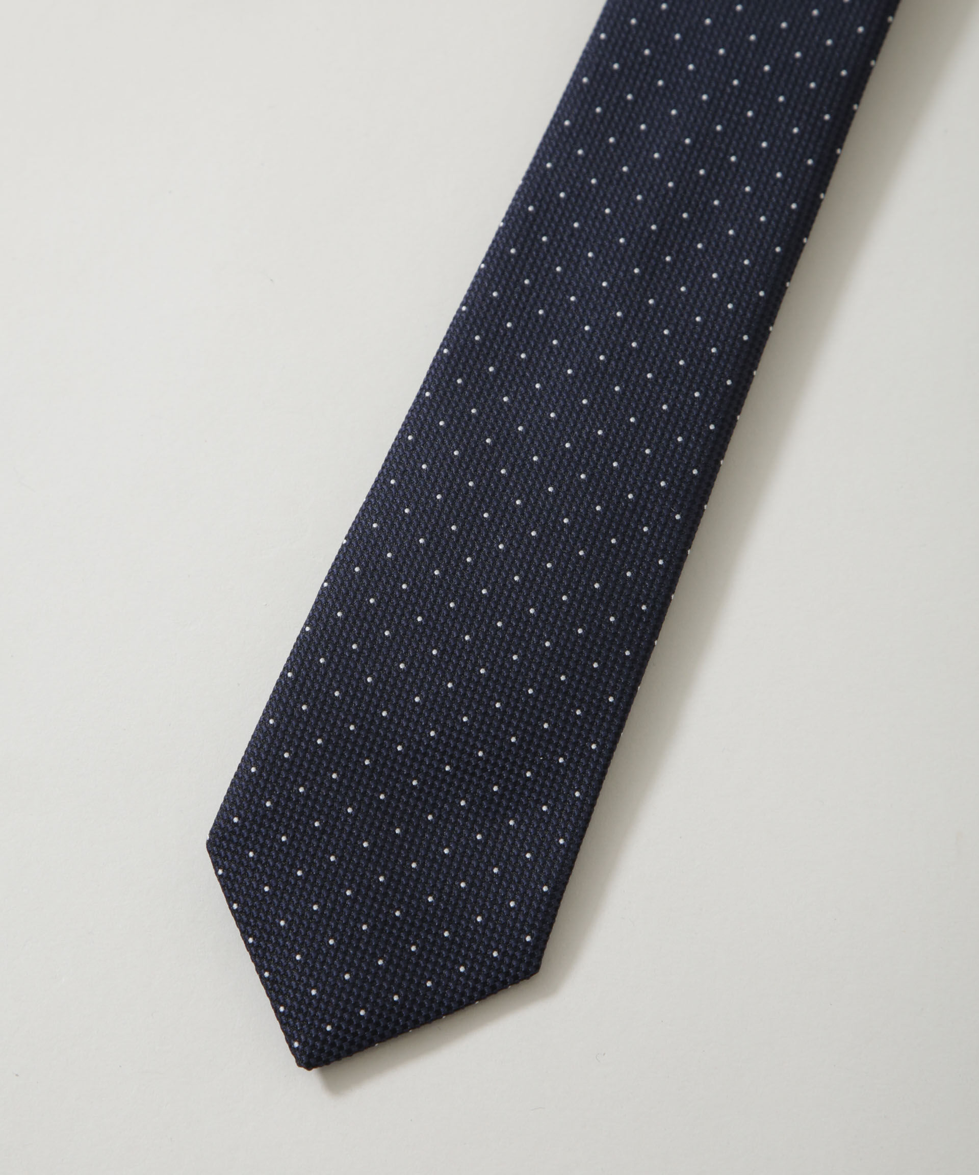 nano･universe「京都西陣ウォッシャブルピンドットネクタイ」|ネクタイ・蝶ネクタイ|