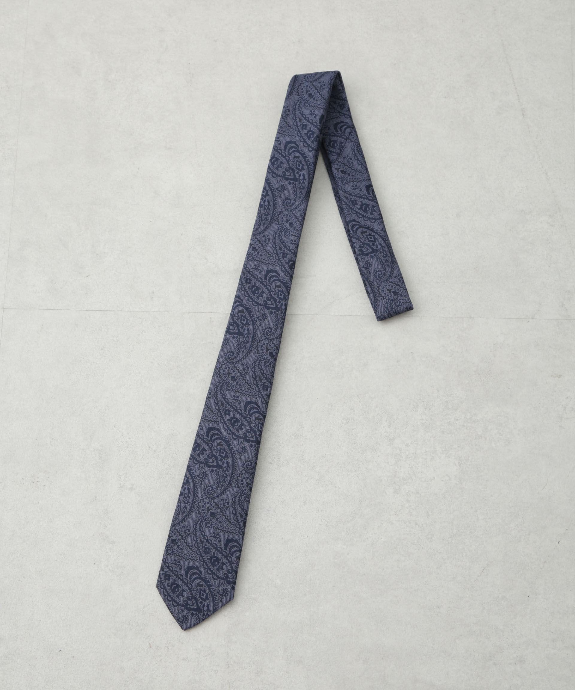 nano･universe「京都西陣ウォッシャブルシャドーペイズリーネクタイ2」|ネクタイ・蝶ネクタイ|