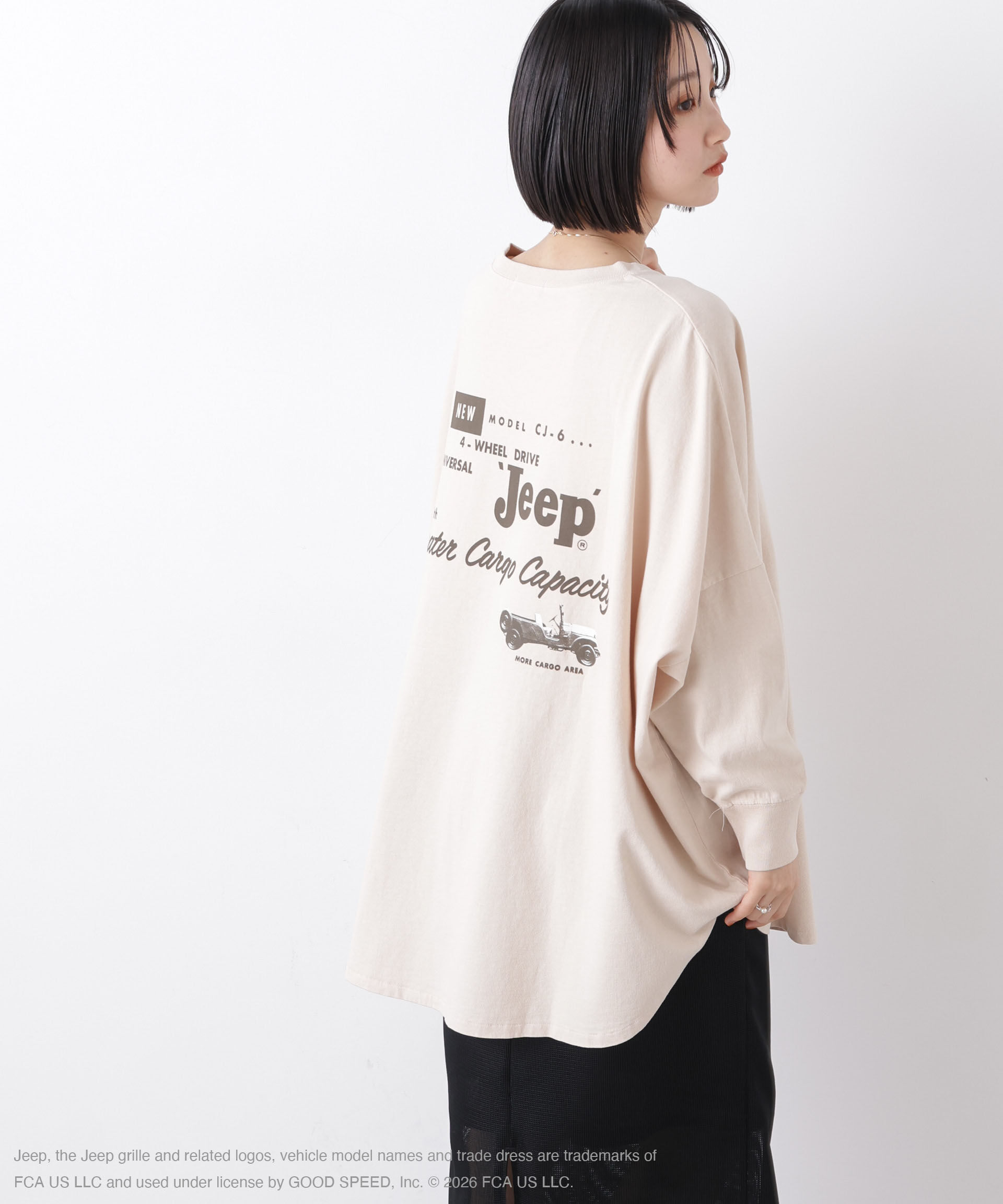nano･universe「GOOD ROCK SPEED/ジープ Big LS shirts」|Tシャツ・カットソー|