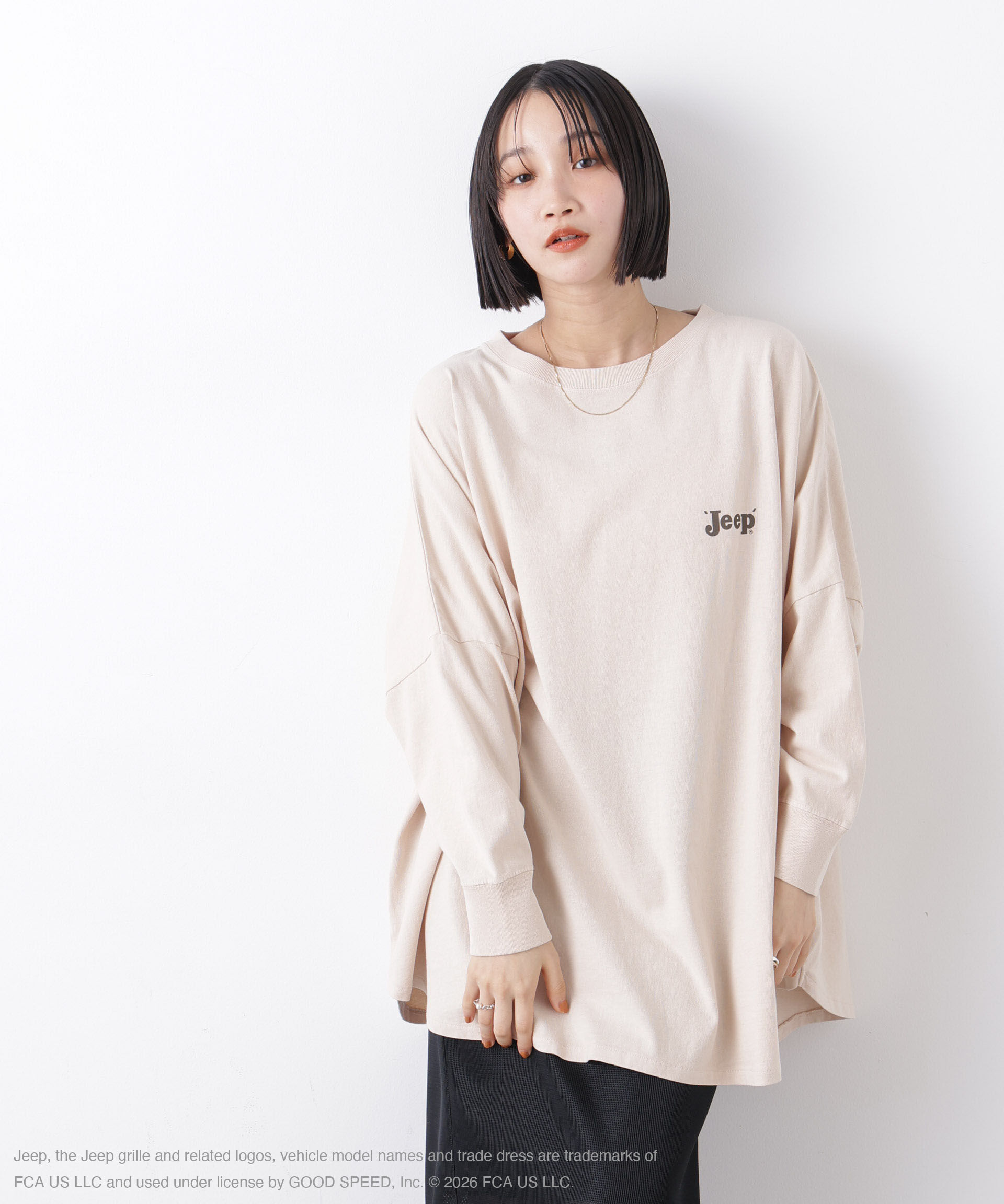 nano･universe「GOOD ROCK SPEED/ジープ Big LS shirts」|Tシャツ・カットソー|