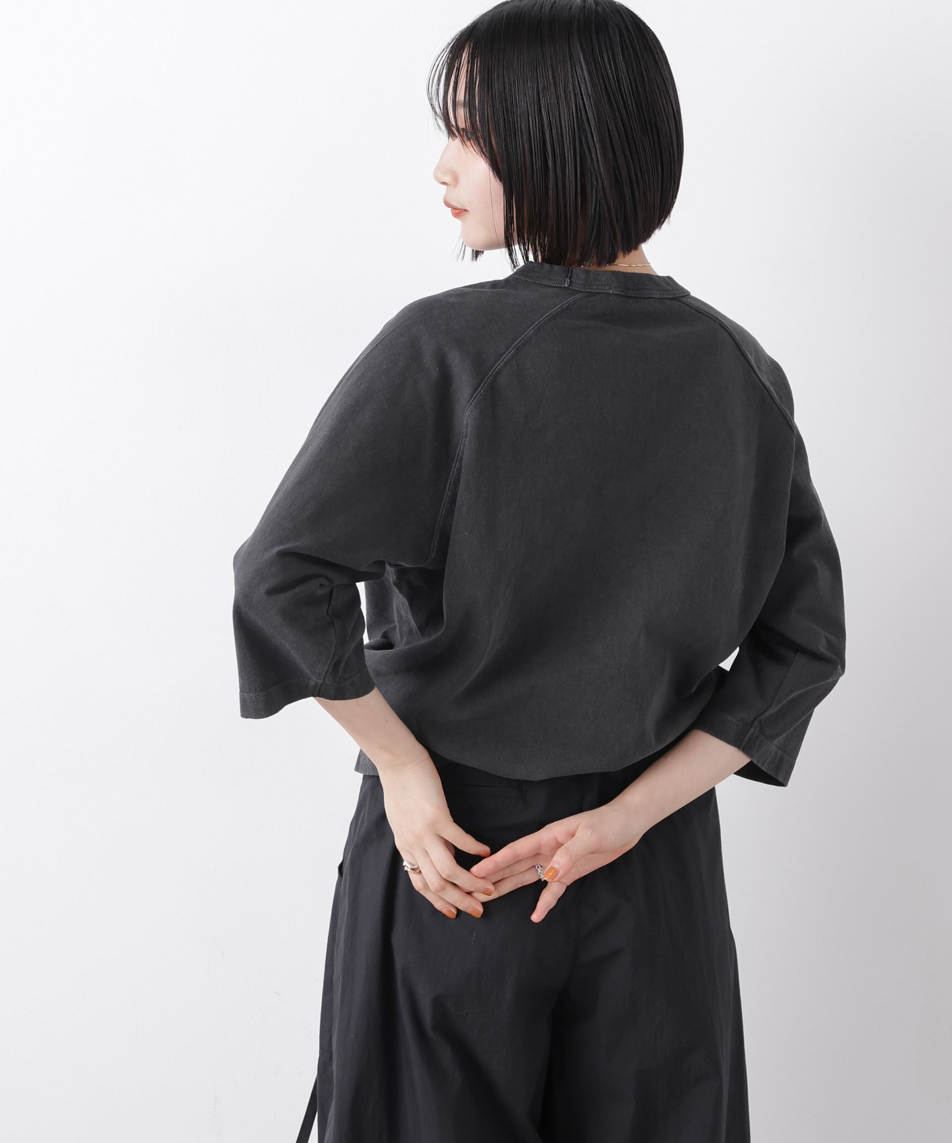 nano･universe「GOOD ROCK SPEED/ Mickey / 7/S T-Shirt Charcoal」|Tシャツ・カットソー|