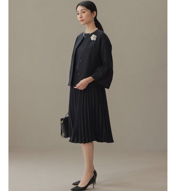 組曲「【KUMIKYOKU NAVY】ジャージーコンビプリーツ ワンピース」|ワンピース|