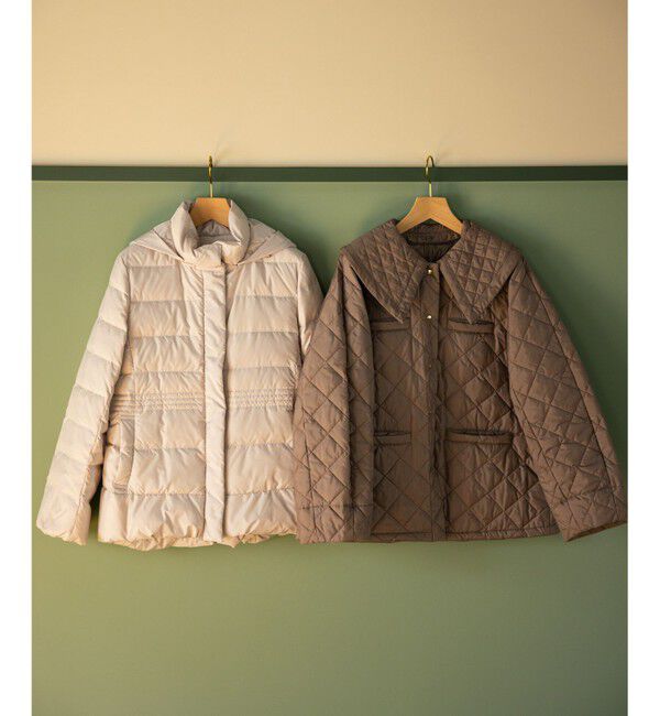 組曲「ライトタフタショートダウンコート」|ダウン|