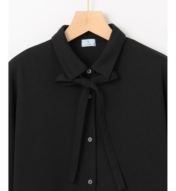 組曲「ジョーゼットジャージーボウタイチュニック ブラウス」|シャツ・ブラウス|