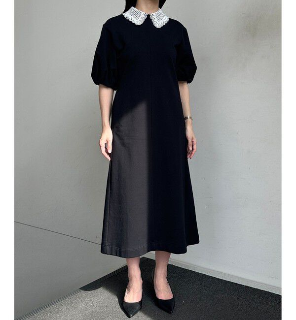 組曲「【2WAY】レース襟フレンチテリー ワンピース」|ワンピース|