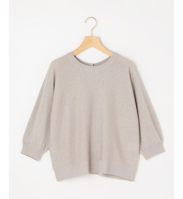 組曲「【前後着用可】ドルマンスリーブライトラメ ニット」|ニット・セーター|