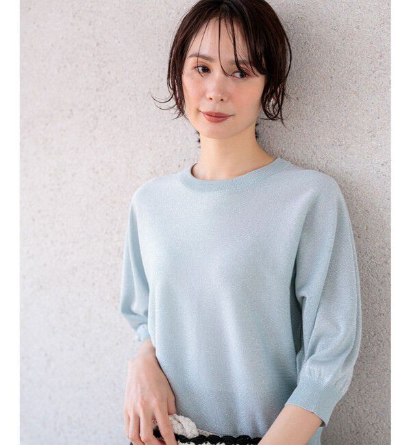 組曲「【前後着用可】ドルマンスリーブライトラメ ニット」|ニット・セーター|ｼﾙﾊﾞｰﾌ