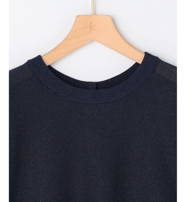 組曲「【前後着用可】ドルマンスリーブライトラメ ニット」|ニット・セーター|