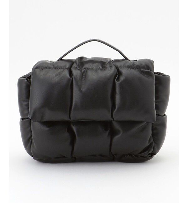 自由区「【カタログ掲載】パディングPU2WAYクラッチ バッグ」|クラッチバッグ|ブラック