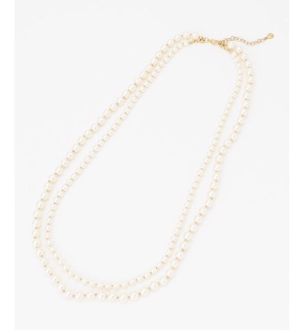 23区「【ご好評につき追加】2WAY パール ロング ネックレス」|ネックレス|