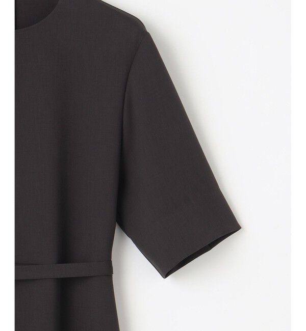 23区「【撥水加工/洗える】キューティクルストレッチツイル イレギュラーヘム ワンピース」|ワンピース|