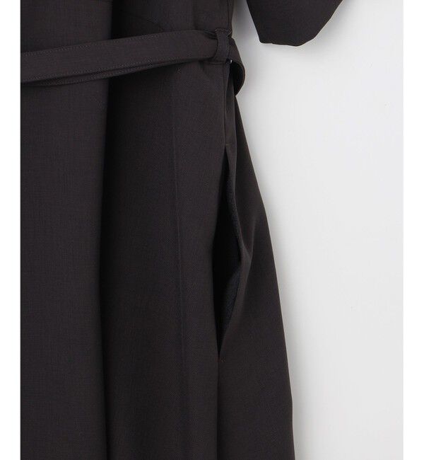 23区「【撥水加工/洗える】キューティクルストレッチツイル イレギュラーヘム ワンピース」|ワンピース|