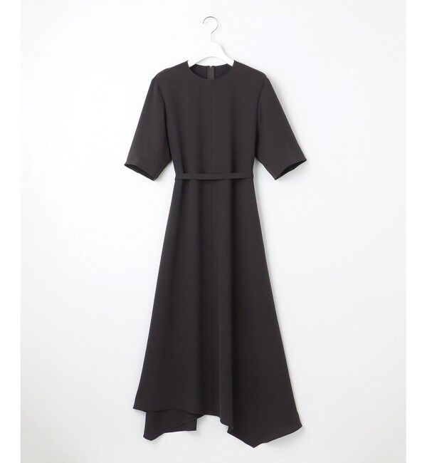 23区「【撥水加工/洗える】キューティクルストレッチツイル イレギュラーヘム ワンピース」|ワンピース|