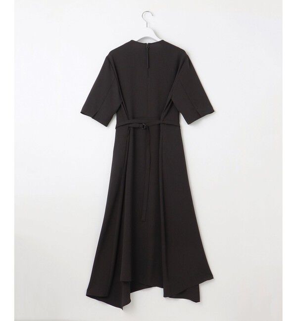 23区「【撥水加工/洗える】キューティクルストレッチツイル イレギュラーヘム ワンピース」|ワンピース|