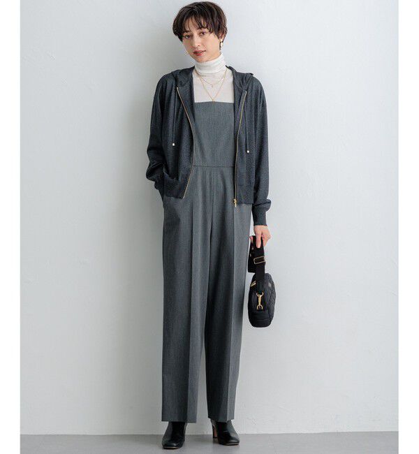 23区「【洗える】オータムシャイニー ニットパーカー」|パーカー|