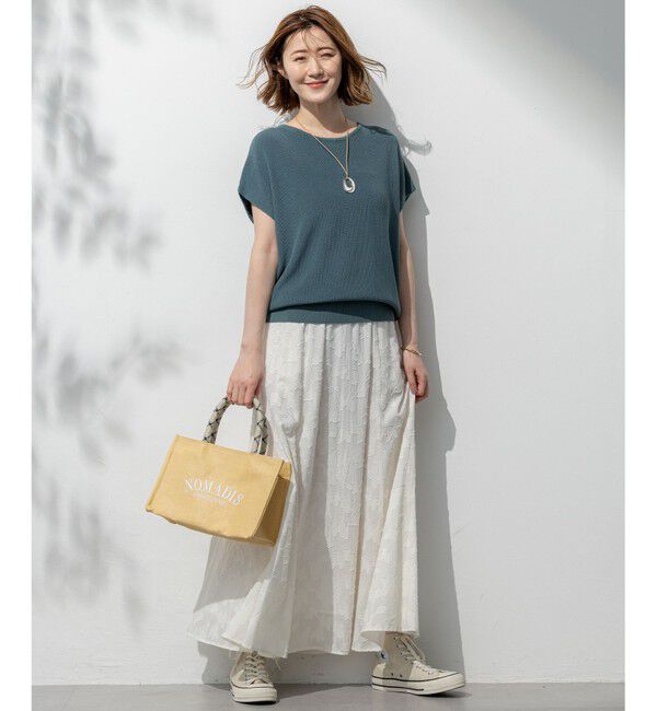 23区「【洗える】コットンアセテート オーバーサイズ ニット」|ニット・セーター|