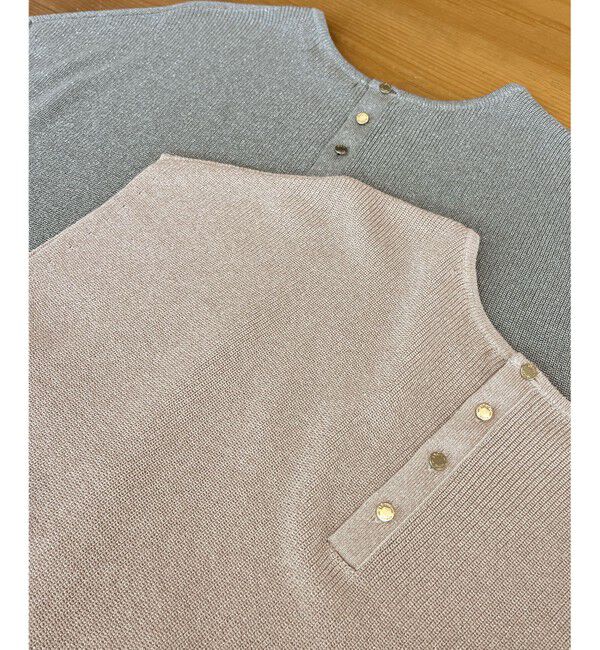 23区「【洗える】コットンアセテート オーバーサイズ ニット」|ニット・セーター|