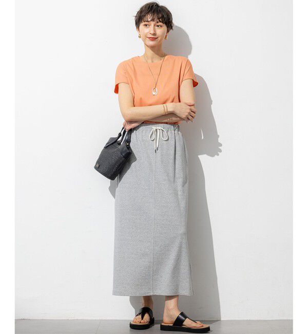 23区「【汗じみ防止/速乾性】フレンチスリーブ  IT Tシャツ」|Tシャツ・カットソー|