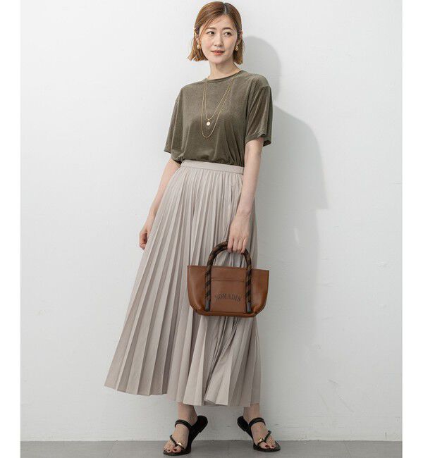 23区「【洗える】シアーベロア リラックス Tシャツ」|Tシャツ・カットソー|