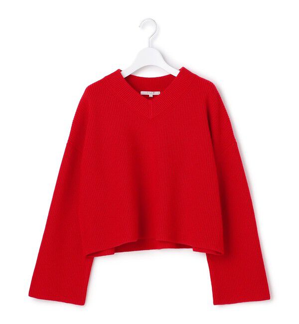 23区「【SLOW/一部店舗限定】ソフトウール Vネック ニット」|ニット・セーター|