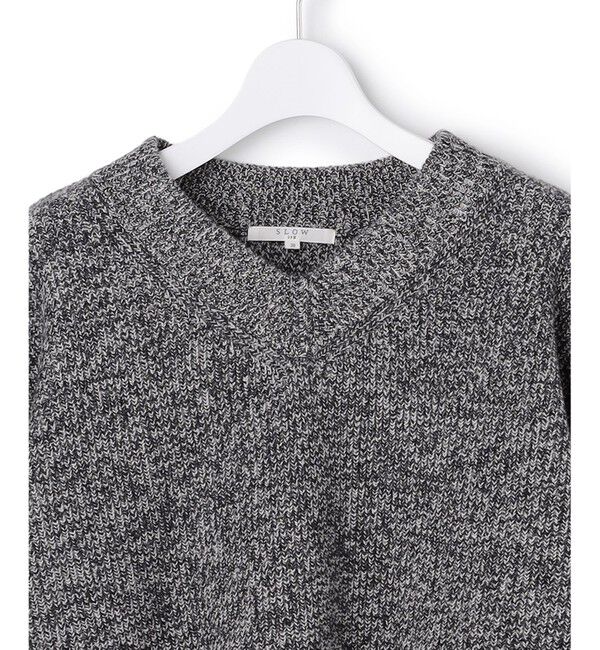 23区「【SLOW/一部店舗限定】ソフトウール Vネック ニット」|ニット・セーター|