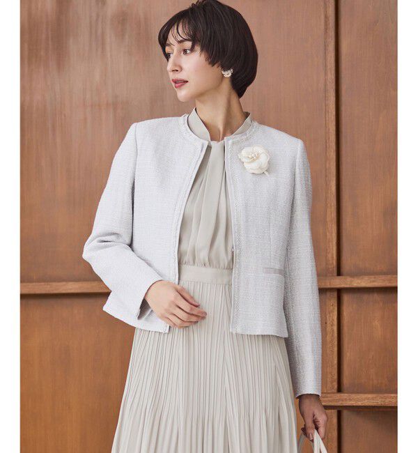 23区「【VERY掲載】パールトリミング コサージュ」|ブローチ・コサージュ|