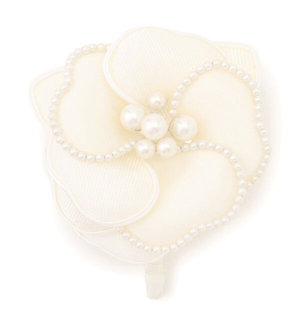 23区「【VERY掲載】パールトリミング コサージュ」|ブローチ・コサージュ|