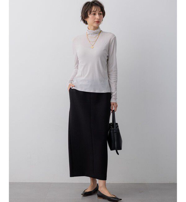 23区「シアーフライス レイヤード タートル カットソー」|Tシャツ・カットソー|