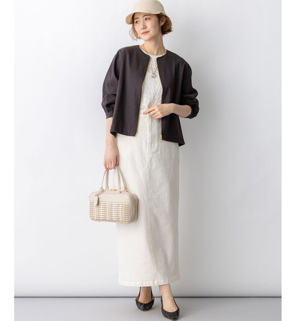 23区「23区DENIM Iライン デニムスカート」|スカート|