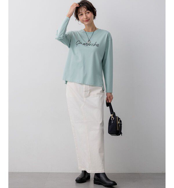 23区「23区DENIM Iライン デニムスカート」|スカート|