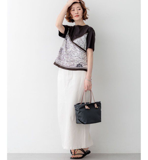 23区「23区DENIM Iライン デニムスカート」|スカート|