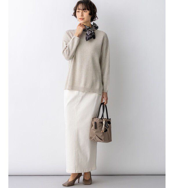 23区「23区DENIM Iライン デニムスカート」|スカート|