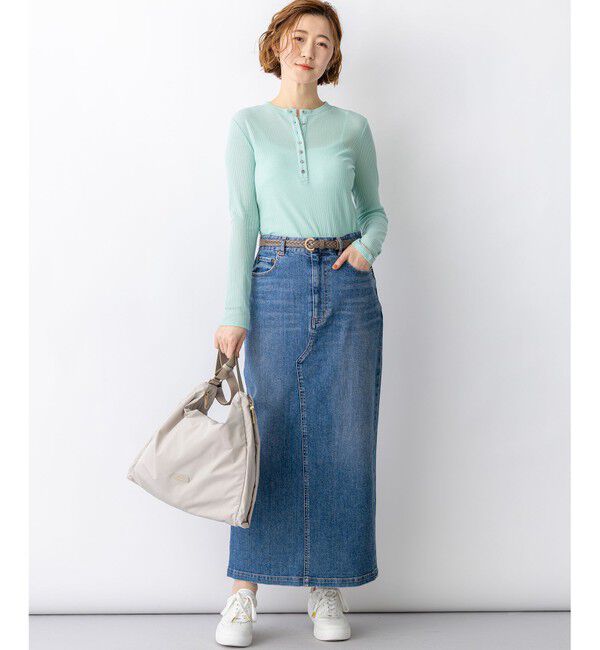 23区「23区DENIM Iライン デニムスカート」|スカート|