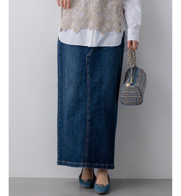 23区「23区DENIM Iライン デニムスカート」|スカート|ｳｫｯｼｭﾄ