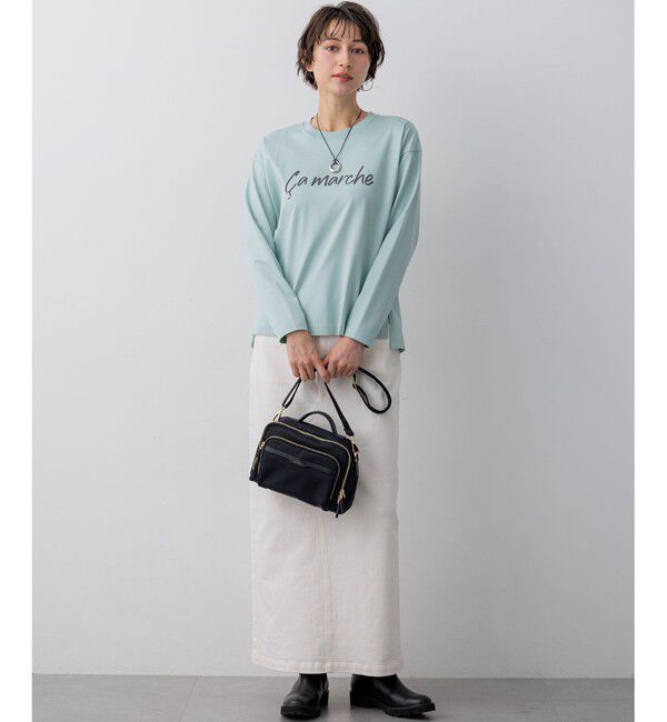23区「Ca marche ロゴ ロングTシャツ」|Tシャツ・カットソー|